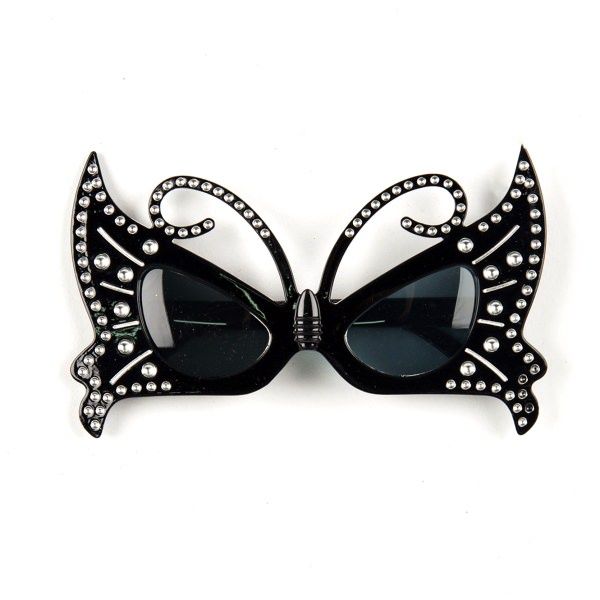 black butterfly glasses