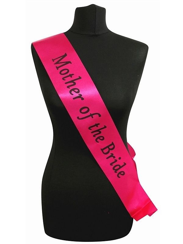 Mother of the bride sashes outlet