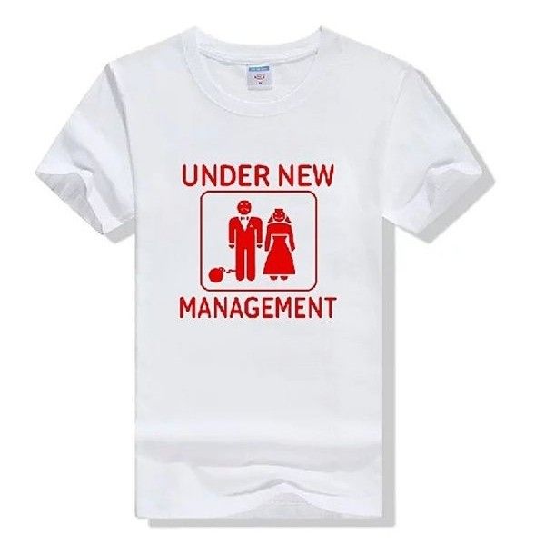 Under New Management' Stag Do T-shirt