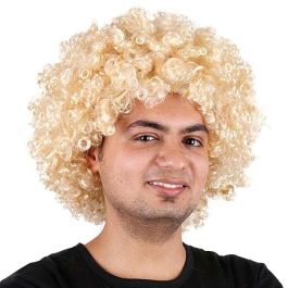 Afro deals wig blonde