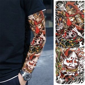 Samurai Warrior Sleeve Temporary Tattoo Body Art Transfer No. 69