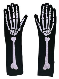 Adult Skeleton Halloween Gloves