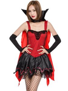 Batty Vampire Women's Halloween Fancy Dress Costume UK 8