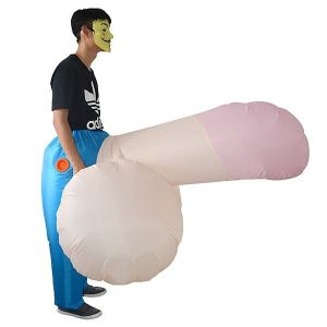 Big Boner Party Pants Inflatable Willy Fancy Dress Costume