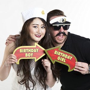 ‘Birthday Boy’ Vegas Showtime Style Photo Booth Prop