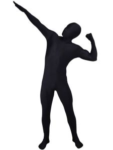 Adult Sized Second Skin Morf Suit In Black