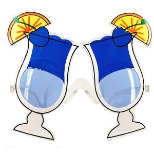Cool Ice Blue Cocktail Glasses