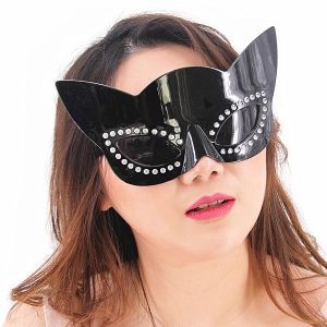 Black Cat Style Headpiece And Sunglasses
