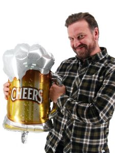 Giant Pint Frothy 'Cheers' Beer Balloon