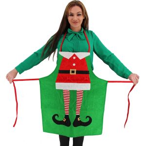 Christmas Elf Apron - Green
