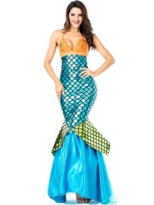 Colourful Glamourous Mermaid Fancy Dress Costume – UK 8