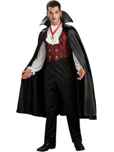 Count Dracula Vampire Men’s Halloween Costume Medium