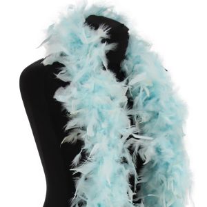 Deluxe Icy Blue Turquoise Feather Boa – 100g -180cm  