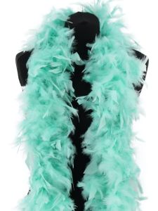 Deluxe Mint Green Feather Boa – 100g -180cm
