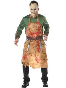Demented Butcher Male Fancy Dress Halloween Costume