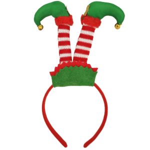 Elf Legs and Feet Christmas Headband 