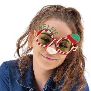 #Elfie Elf Eyes, Ears & Nose Attachment Christmas Glasses