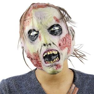 Halloween Blood Covered Scarred Zombie Mask 