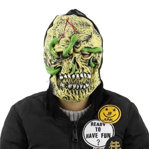 Halloween Flesh Eating Bugs Rotting Corpse Mask 