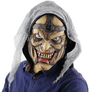Evil Witch Hag Mask Halloween Fancy Dress Costume 