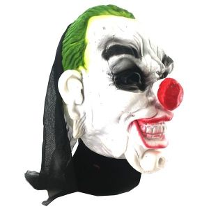 Horror Circus Clown Mask Halloween Fancy Dress Costume 