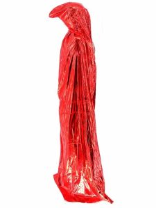 Fancy Dress, Costume Long Adult Shiny Red Cloak 
