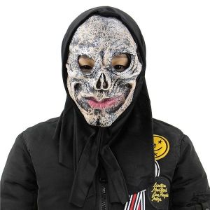 Stone-Faced Gargoyle Skull Mask Halloween Fancy Dress Costume 