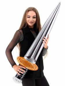 Giant Inflatable Silver Sword