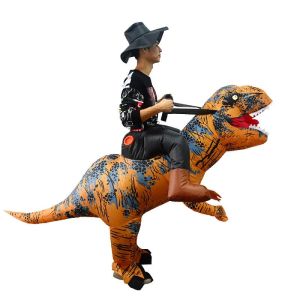 Giant Inflatable T-Rex Ride Along Dinosaur Fancy Dress Costume