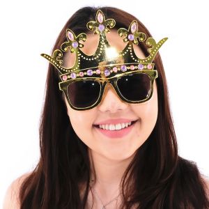 Gold & Jewels Royal Crown Sunglasses