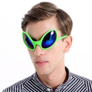 Green Alien Bug Eye Sunglasses