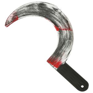 Halloween Bloody Sickle Hook Knife Prop
