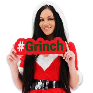 #Grinch Trending Hashtag Oversized Photo Booth PVC Word Board Sign