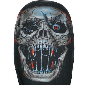 Skeleton Morph Mask Full Head Sock Halloween Fancy Dress Costume 