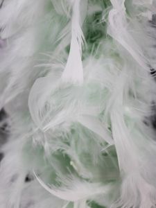 Luxury Icy Mint Green Feather Boa – 80g -180cm