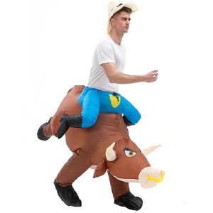 Blow-Up Western Cowboy Ride-On Bull Inflatable Fancy Dress Costume