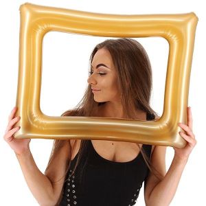 Inflatable Gold Posing Frame
