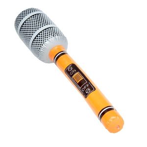 Inflatable Microphone Orange