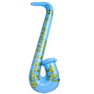 Inflatable Saxophone Blue