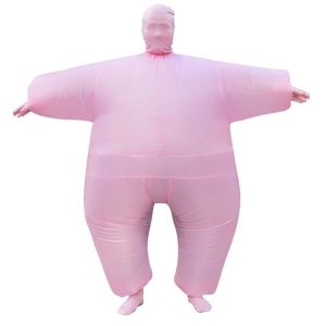 Light Pink Super Sumo Jumbo Morf Inflatable Fancy Dress Costume