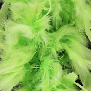 Luxury Neon Green Feather Boa 