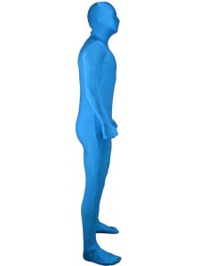 Adult Sized Second Skin Morf Suit In Blue