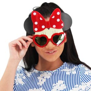 Mouse Ear With Red Dot Bow Sunglasses 