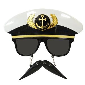Navy Sea Captain Sunglasses