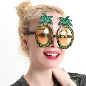 Tropical Pineapple Fruit Novelty Sunglasses  