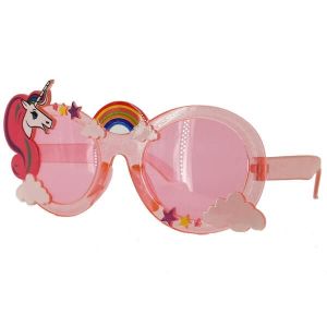 Unicorn Rainbow Sunglasses with Pink Lenses