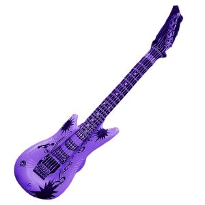Inflatable Guitar Purple