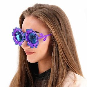 Pretty Coloured Purple Sunflower Sunglasses
