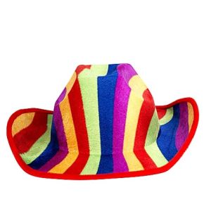 Rainbow Western Cowboy Cowgirl Hat