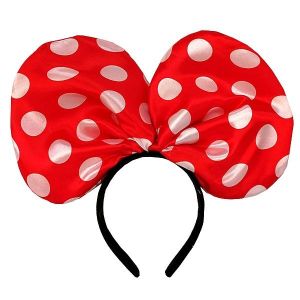 Large Mouse Style Red Dot Bow